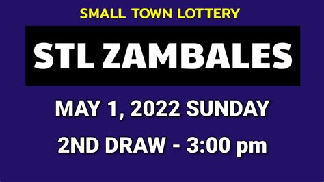 stl zambales result today live|STL Result Today, May 9, 2024 .